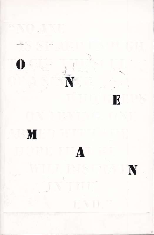 ONE MAN SECONDHAND - ANON