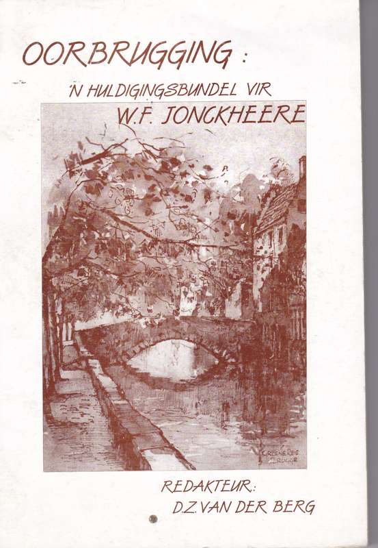 HULDIGING OORBRUGGING WF JONCKHEERE - VANDENBERG