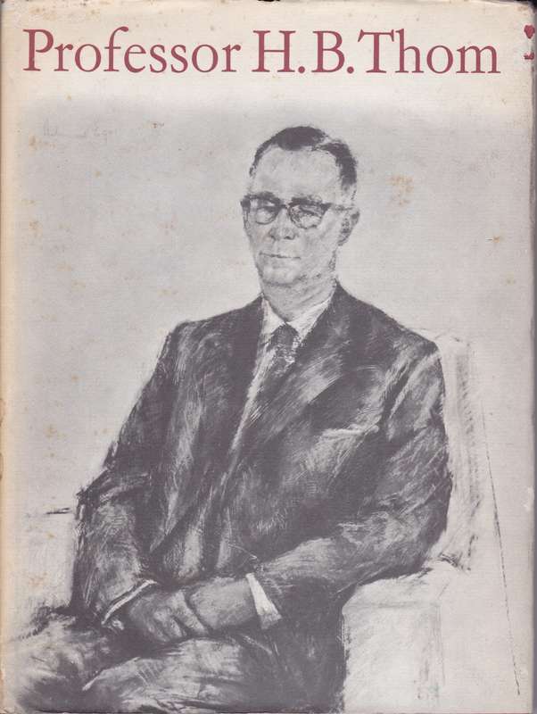 PROFESSOR HB THOM SECONDHAND - KOTZE,D