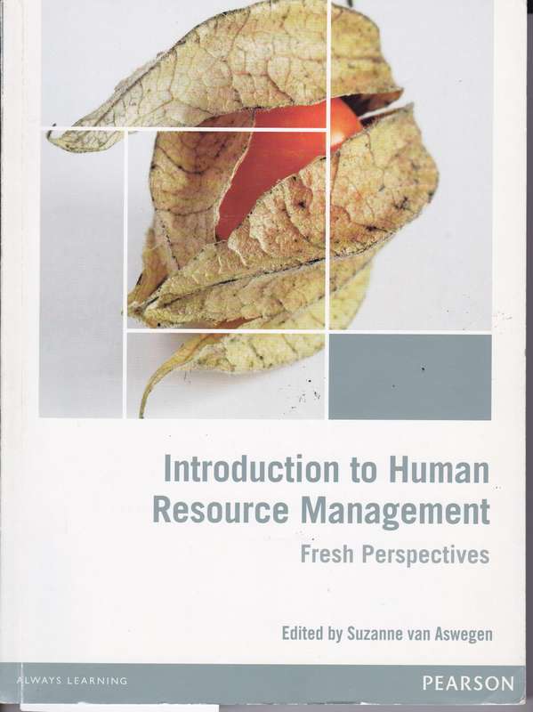 INTRO TO HUMAN RESOURCE MANAGEMENT SECONDHAND - VANASWEGEN,S