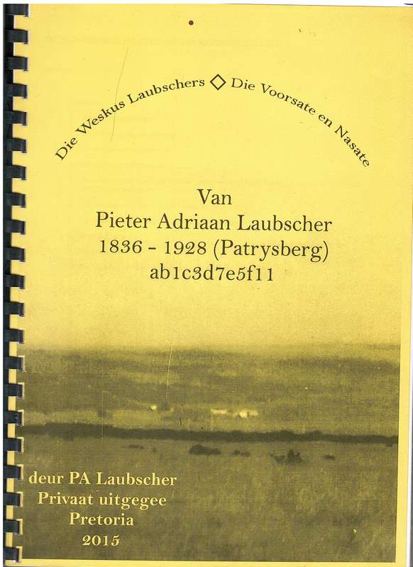 WESKUS LAUBSCHERS RING BOUND - LAUBSHER,P
