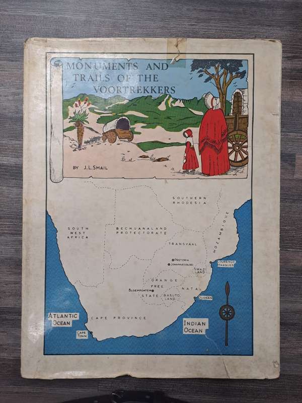 MONUMENTS & TRAILS OF THE VOORTREKKERS SECONDHAND - SMAIL,JL
