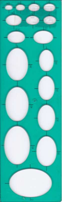 TEMPLATE OVAL - X