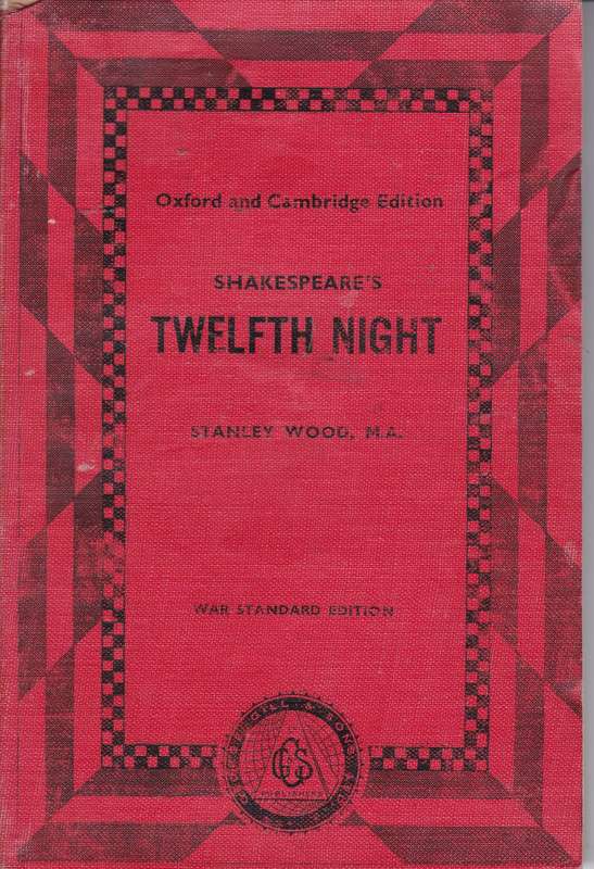 12TH NIGHT OR WHAT YOU WILL RED SECONDHAND - WOOD,S-SHAKESPEARE,W