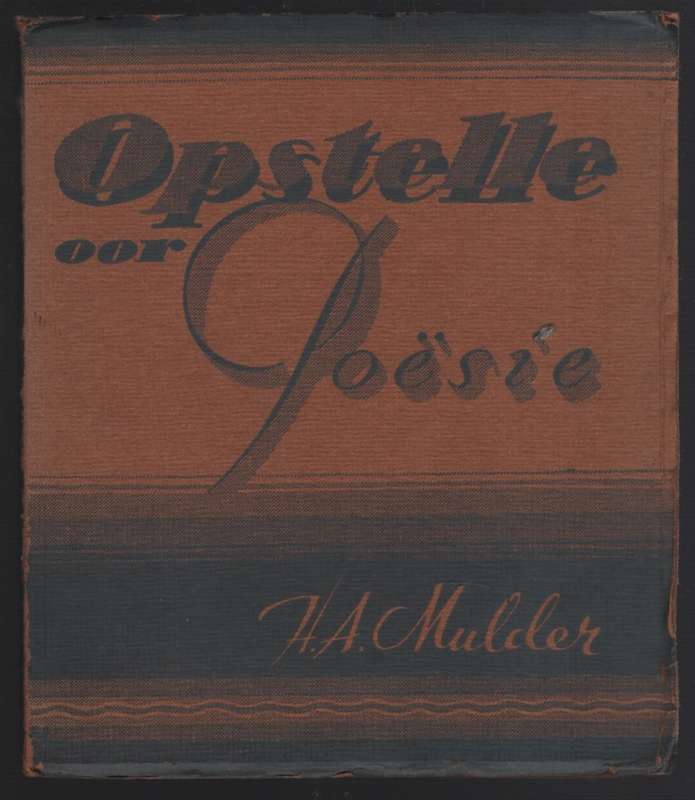 Opstelle oor PoÃ«sie - Mulder, H. A.