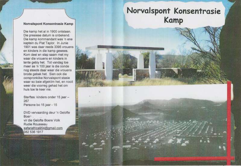 Norvalspont Konsentrasiekamp. DVD - Rousseau, Rudie