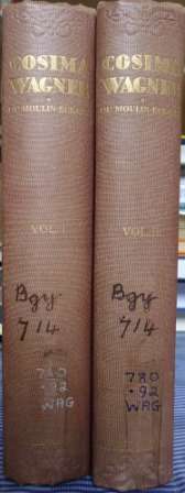 COSIMA WAGNER 2 VOLS - WAGNER,C