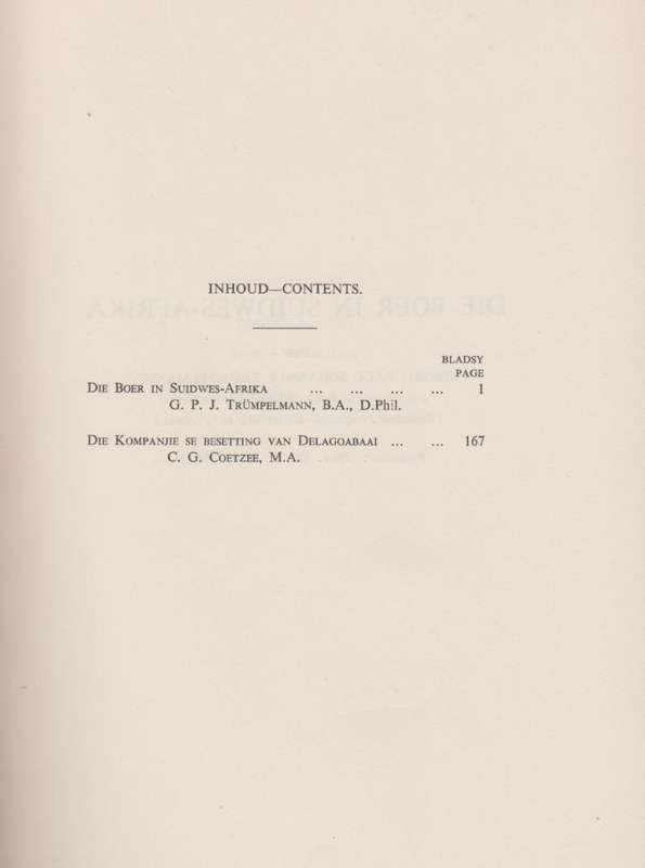 Argief-Jaarboek vir Suid-Afrikaanse Geskiedenis 1948 Deel 2 / Archiv - TrÃ¼mpelmann, G. P. J.; ...