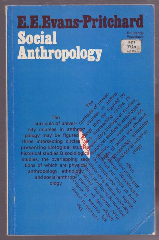 Social Anthropology - Evans-Pritchard, E. E.