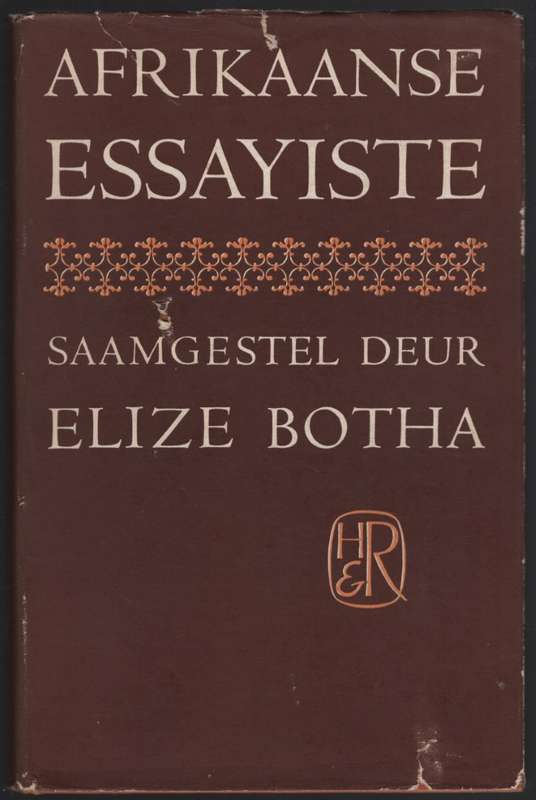 Afrikaanse Essayiste - Botha, Elize (ed)