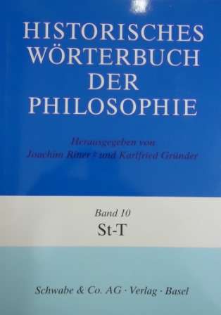 HIST WORTERBUCH PHILOSOPHIE BAND 10 - DUITS