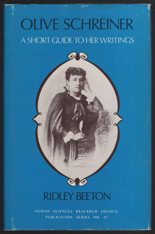 Olive Schreiner: A Short Guide to her Writings - Beeton, Ridley