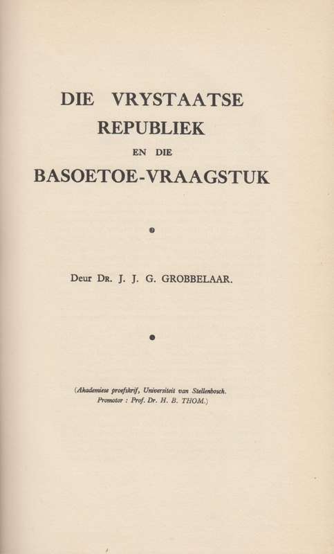 Argief-Jaarboek vir Suid-Afrikaanse Geskiedenis 1939 Deel 2 / Archiv - Grobbelaar, J. J. G.