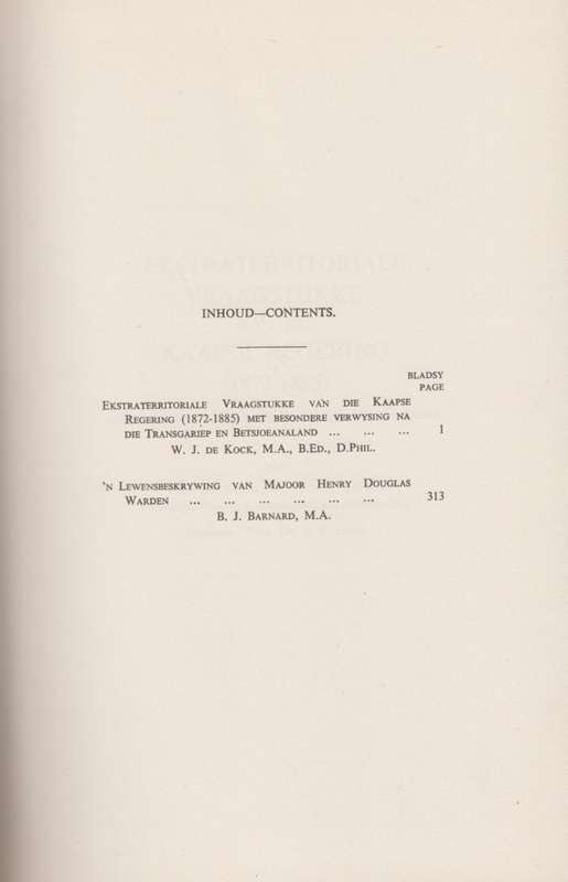 Argief-Jaarboek vir Suid-Afrikaanse Geskiedenis 1948 Deel 1 / Archiv - De Kock, W. J.; Barnard B. J