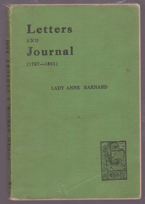 Letters and Journal (1797-1801) - Barnard, Lady Anne