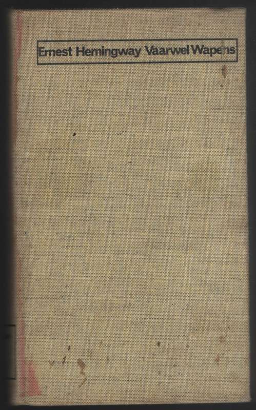 Vaarwel Wapens - Hemingway, Ernest; Barnard,