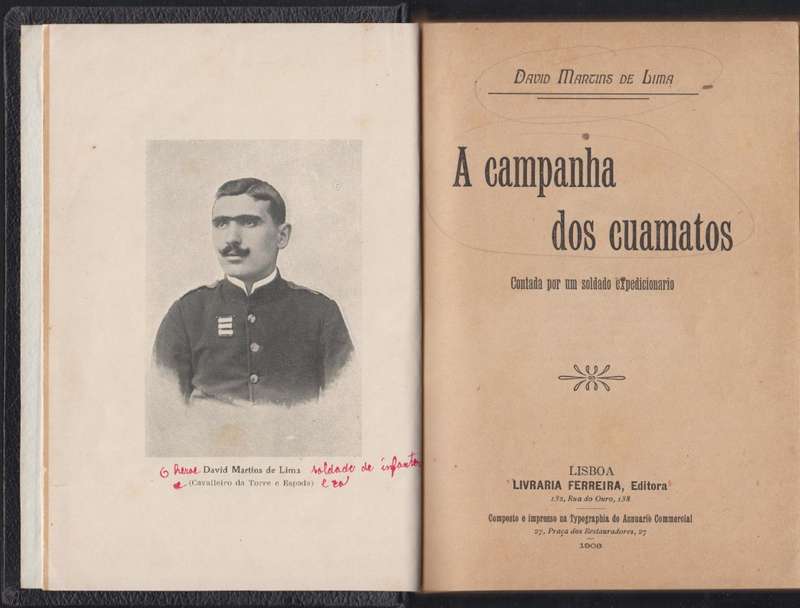 A Campanha Dos Cuamatos: Contada por um Soldado Expedicionario - De Lima, David Martins