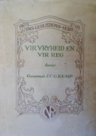 VIR VRYHEID EN REG - KEMP,JCG