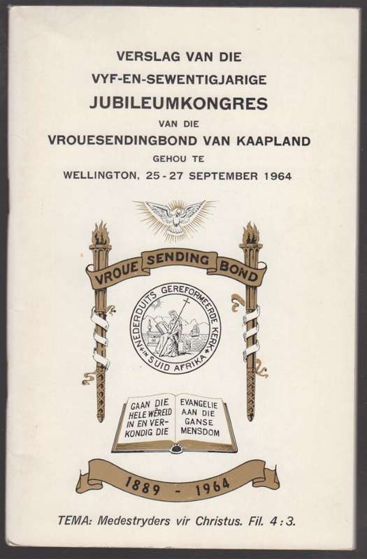 Verslag van die vyf-en-sewentigjarige Jubileumkongres van die Vroues - Various