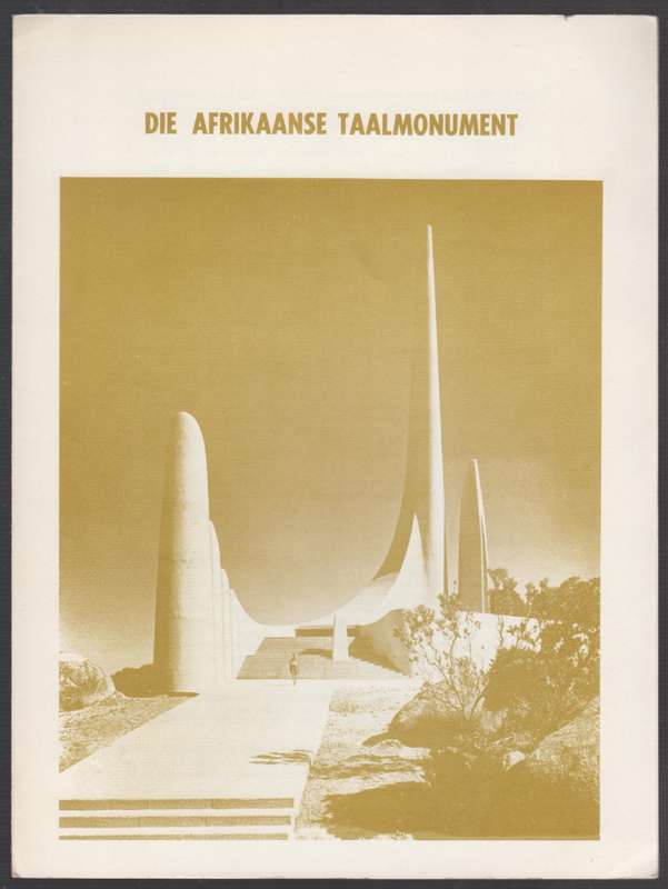 Die Afrikaanse Taalmonument - Anon