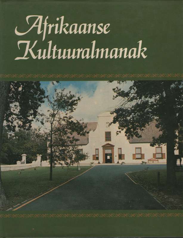 Afrikaanse Kultuuralmanak - M. J. Swart; et al