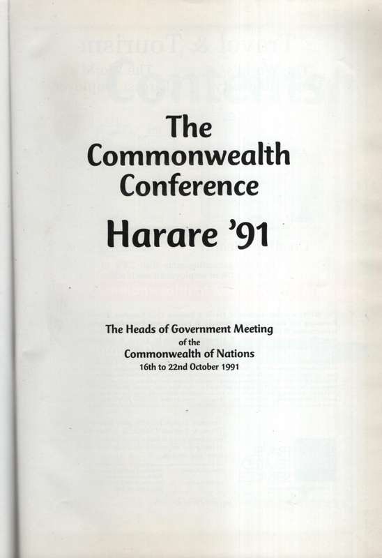 The Commonwealth Conference, Harare 1991 - Various