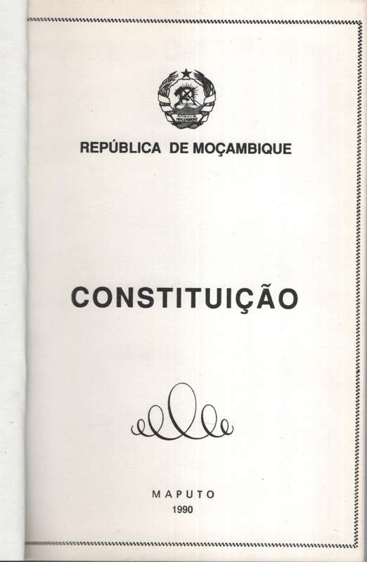 Republica de Mocambique. Constituicao - Anon