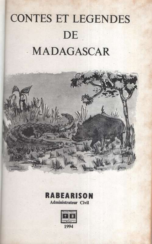 Contes et Legendes de Madagascar - Rabearison