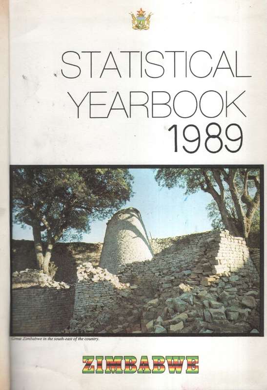 Statistical Yearbook 1989. Zimbabwe - Mandishona,  G. M.