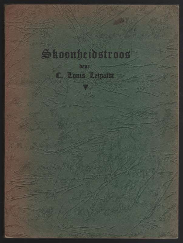 Skoonheidstroos - Leipoldt, C. Louis