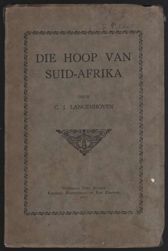 Die Hoop van Suid-Afrika - Langenhoven, C. J.