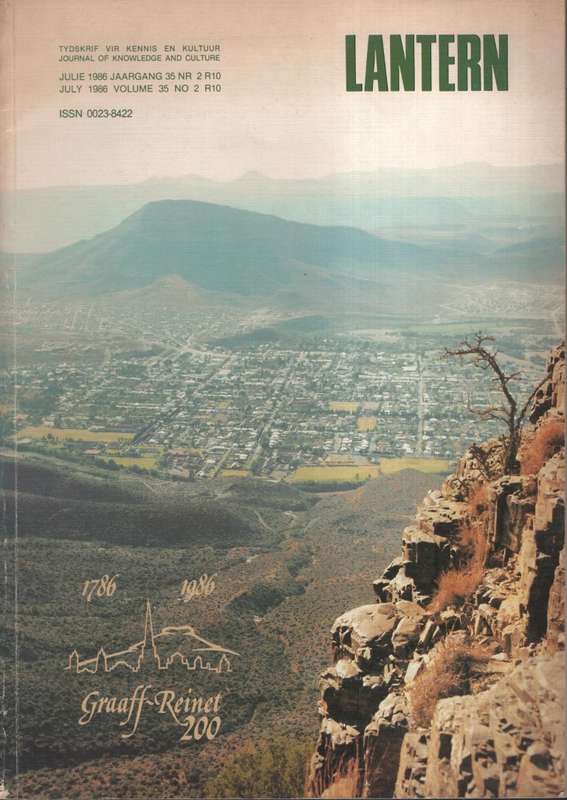 Lantern Volume 35 No 2, July 1986: Graaf-Reinet 200 - Lantern