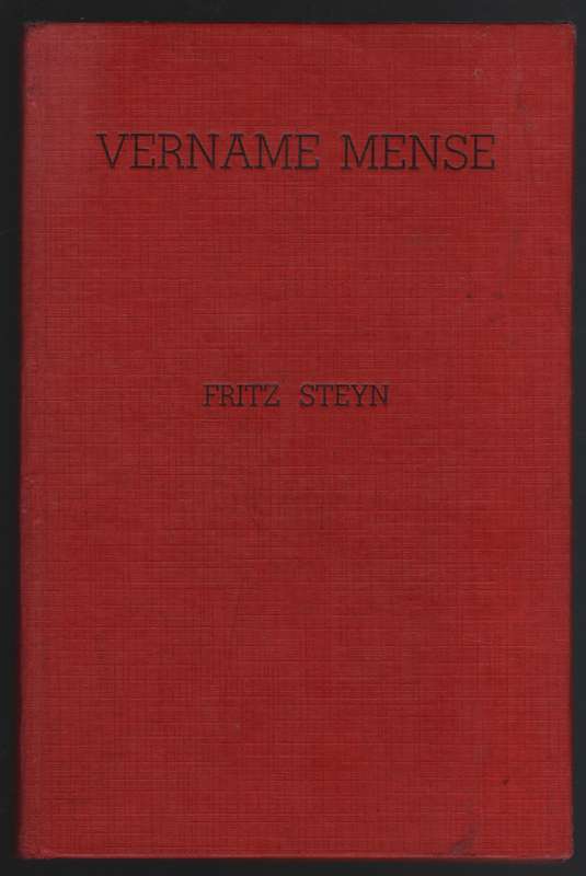 Vername Mense - Steyn, Fritz
