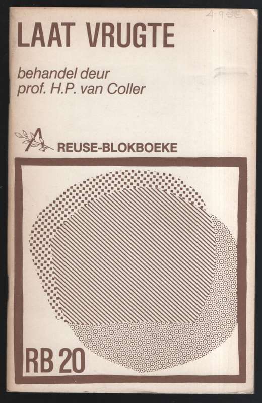 RB 20 LAAT VRUGTE BLOKBK - VANCOLLIER,HP