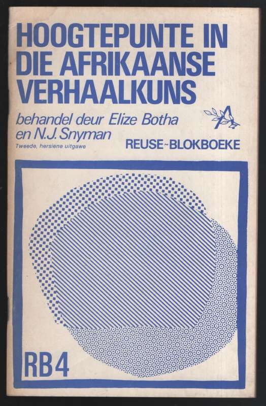 RB4 HOOGTEPUNTE IN DIE AFR VERHAALKUNS - BOTHA,E