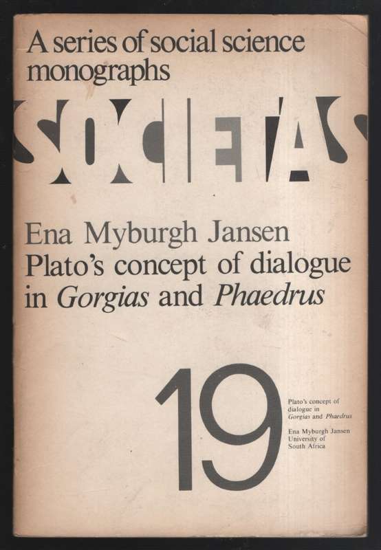 PLATOS CONCEPT OF DIALOGUE - JANSENEM