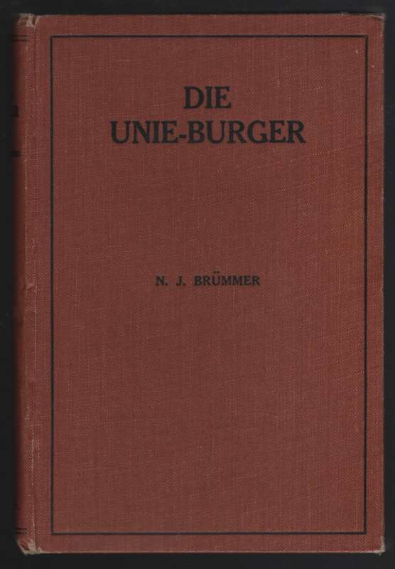 Die Unie-Burger - BrÃ¼mmer, N. J.