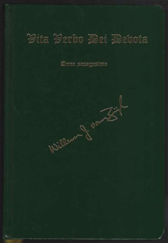 Vita Verbo Dei Debota, Anno sexagesimo. 'n Huldigingsbundel opgedra  - Various