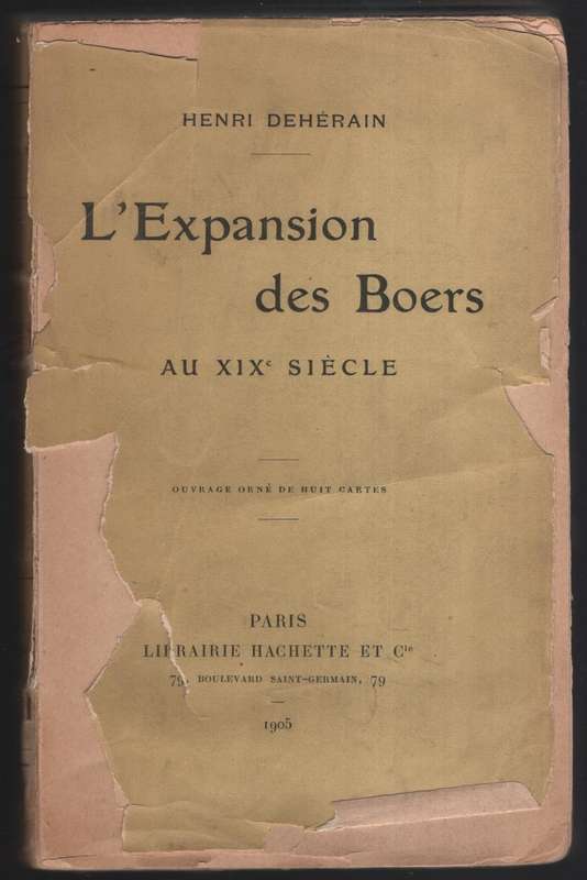 L'Expansion des Boers - Deherain, Henri