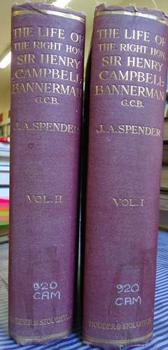 LIFE OF THE RIGHT HON SIR HENRY CAMPBELL - SPENDER,J