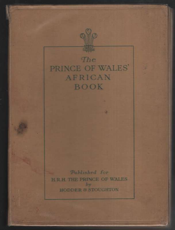 PRINCE OF WALES AFRICAN BOOK - ANON