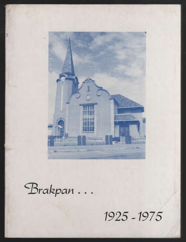 Die Nederduitsch Hervormde Kerk van Afrika, Gemeente Brakpan 1925-19 - MÃ¼ller, J. J. P.
