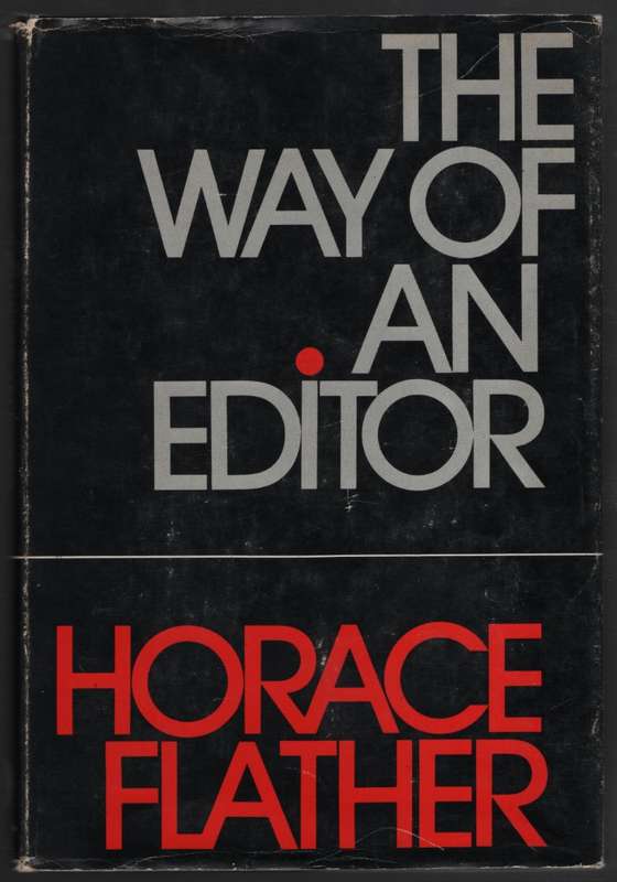 The Way of an Editor - Flatcher, Horace