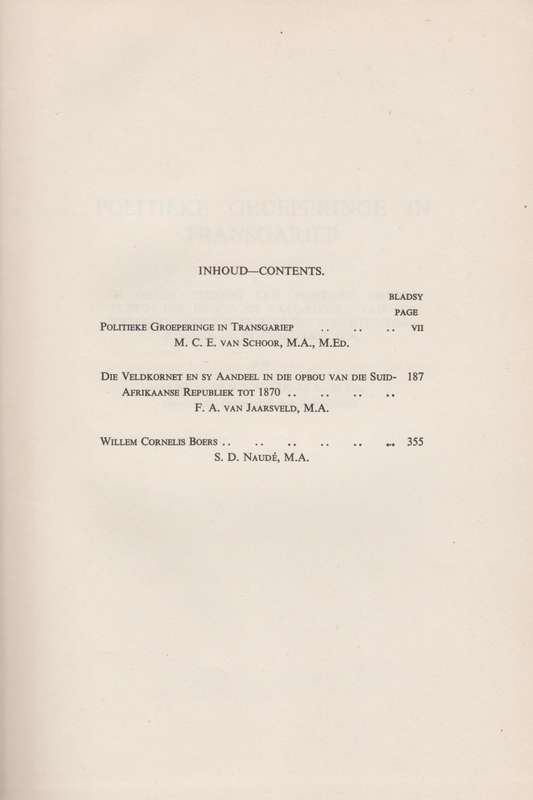 Argief-Jaarboek vir Suid-Afrikaanse Geskiedenis 1950 Deel 2 / Archiv - Van Schoor, M. C. E.; Van Ja