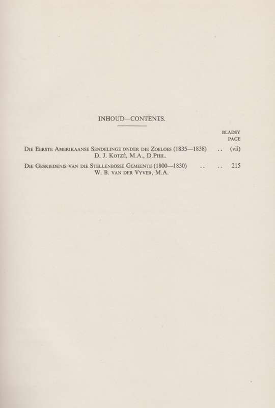 Argief-Jaarboek vir Suid-Afrikaanse Geskiedenis 1958 Deel 1 / Archiv - KotzÃ©, D. J.; Van der V...