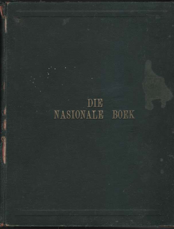 NASIONALE BOEK - REITZ,H