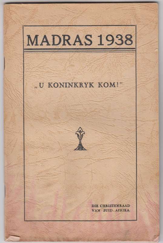MADRAS 1938: Sendingtriomf en Sendingprobleme - Various