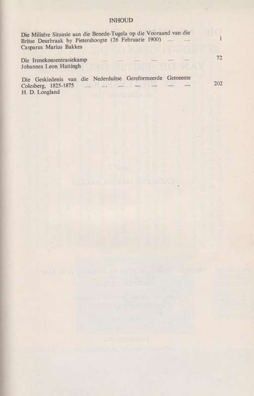 Argief-Jaarboek vir Suid-Afrikaanse Geskiedenis 1967 Deel 1 / Archiv - Bakkes, Casparus Marius; Hat
