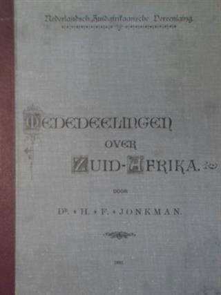 Staatsbib 31 Mededeelingen Over Za - Jonkman, Hf