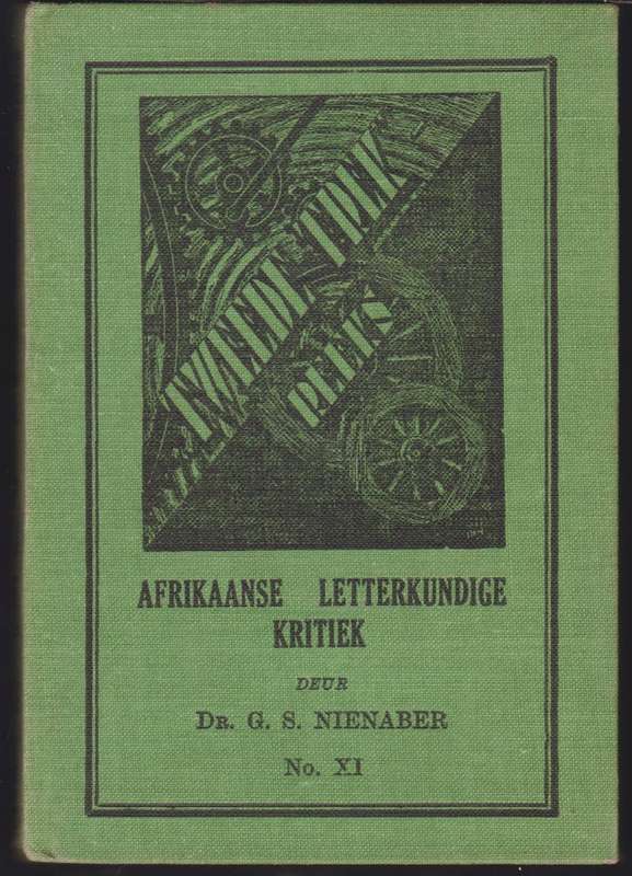 Afrikaanse Letterkunde Kritiek - Nienaber, Gs